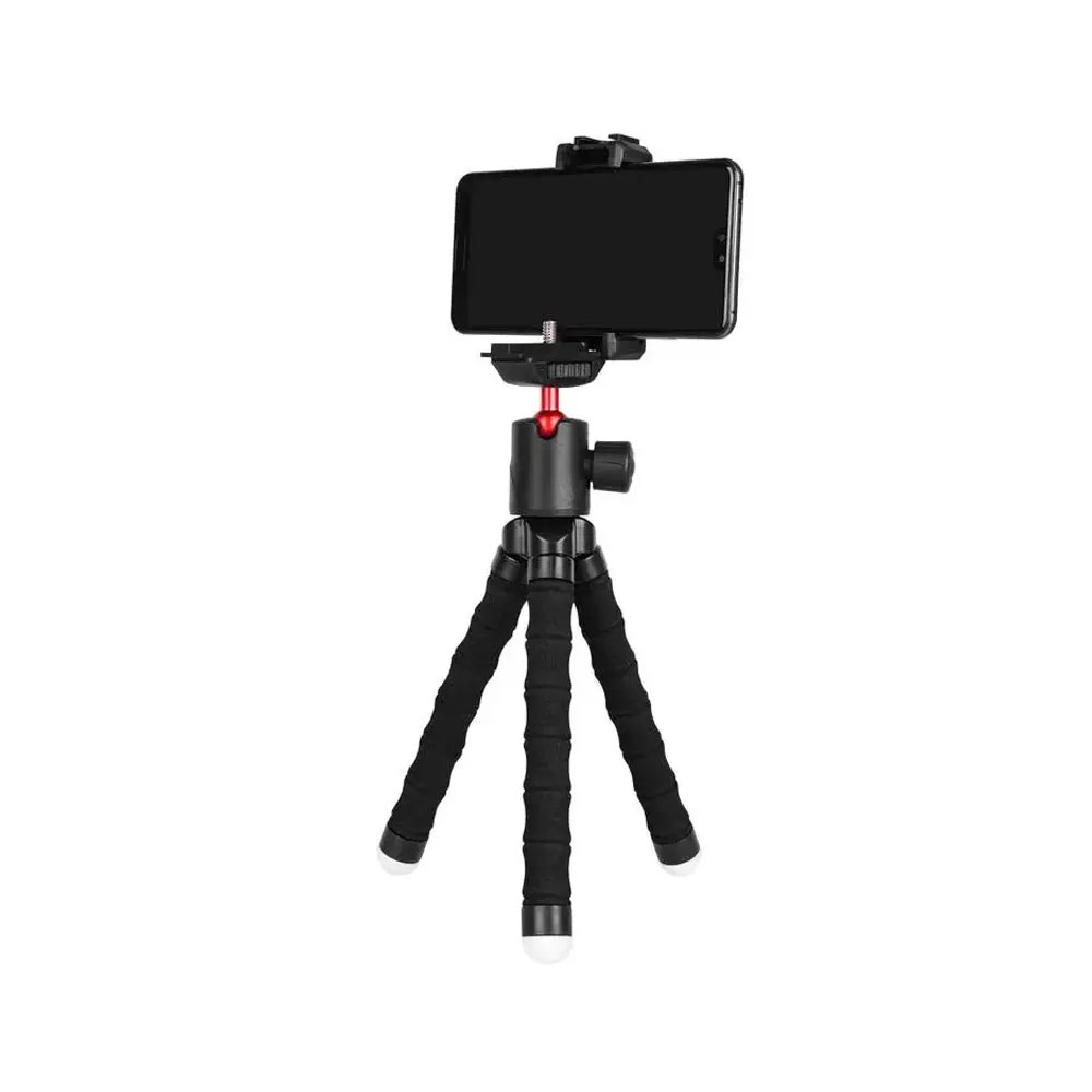 سه پایه دوربین و موبایل پرودو مدل Porodo Flexible Tripod Holder PD-TRPH با پایه های مفصلی